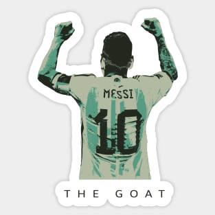 The Goat 10 Messi Sticker